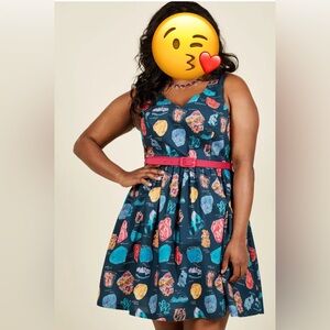 Modcloth Geode Gemstone Plus Size 4x Perfect for Dopamine Dressing!